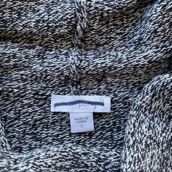 J Jill pure Jill cashmere modal oversized kimono poncho sweater medium black - Picture 7 of 7